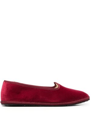 Scarosso chaussons à design à enfiler - Rouge