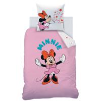Disney Minnie Mouse Dekbedovertrek Happy - Eenpersoons - 140 x 200 cm - Katoen - thumbnail