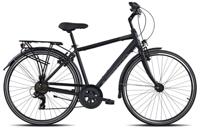 Legnano Cambridge 28 Inch 54 cm Heren 7V V Brakes Matzwart/Grijs