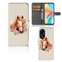 Telefoonhoesje | Met pasjeshouder | voor OPPO A98 5G Paard