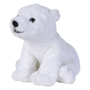 Simba national geographic knuffel ijsbeer, 25cm