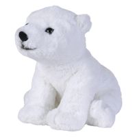 Simba national geographic knuffel ijsbeer, 25cm