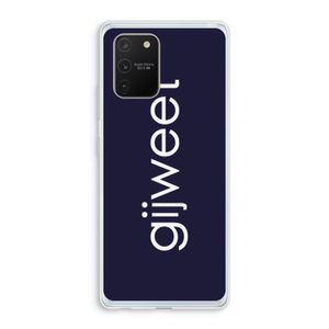 Gijweet: Samsung Galaxy S10 Lite Transparant Hoesje