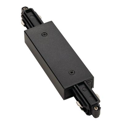 SLV ZwarteConnector 1-Fase langsverbinder elektrisch met voedingsmogelijkheid - 143100