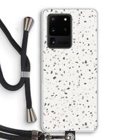 Terrazzo N°14: Samsung Galaxy S20 Ultra Transparant Hoesje met koord