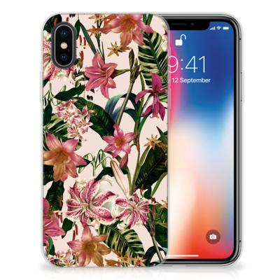 Apple iPhone X | Xs | TPU Case | Flowers