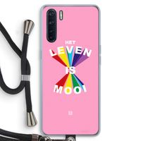 Het Leven Is Mooi: Oppo A91 Transparant Hoesje met koord