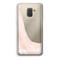 Peach bath: Samsung Galaxy A8 (2018) Transparant Hoesje