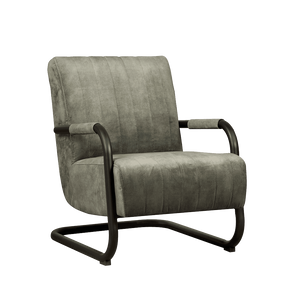 Sohome Fauteuil 'Raisa' Velvet, kleur Groen