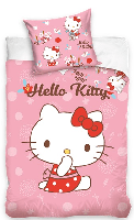 Hello Kitty peuterdekbedovertrek 100 x 135 Cm Katoen