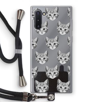 Kitten: Samsung Galaxy Note 10 Transparant Hoesje met koord