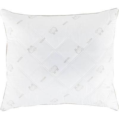 2e Halve Prijs Leen Bakker - Hoofdkussen - Wol - 60x70 Cm - Synthetisch/Wol - Wit