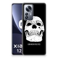 Silicone Back Case Xiaomi 12 Pro Skull Eyes
