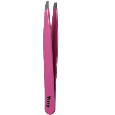Vitry Coloured Tweezers ''Yatagan'' Pincet Ref.1029YC Roze 1Stuks Vitry Coloured Tweezers ''Yatagan'' Pincet Ref.1029YC Roze 1Stuks