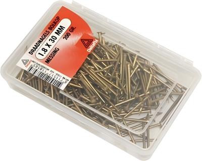 Draadnagel bk 1,2x20mm mess 200gr - Deltafix