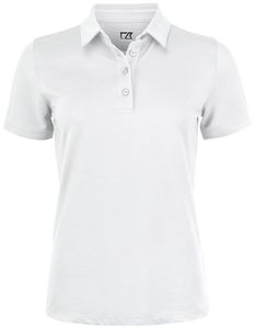 Cutter & Buck 354431 Oceanside Stretch Polo Dames - Wit - XS