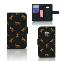 Telefoonhoesje | Met pasjeshouder | voor Samsung Galaxy Xcover 4 | Xcover 4s Leopards