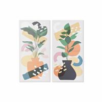 Schilderij DKD Home Decor (40 x 2 x 80 cm) (40 x 2,3 x 80 cm) (2 Stuks)