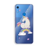 Regenboog eenhoorn: Huawei Y6s Transparant Hoesje