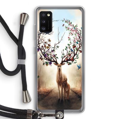 Seasons Change: Samsung Galaxy A41 Transparant Hoesje met koord
