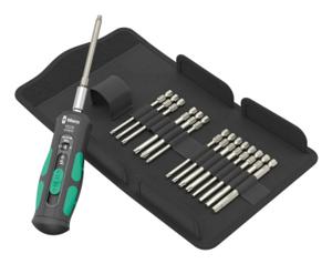 Wera 7515/16 Kraftform Safe-Torque Speed Universal 1 05075851001 Bitset 16-delig Kruiskop Phillips, Torx BO, Torx plus, Inbus Incl. bithouder en