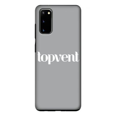 Topvent Grijs Wit: Samsung Galaxy S20 Tough Case