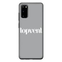 Topvent Grijs Wit: Samsung Galaxy S20 Tough Case