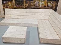 Steigerhouten Loungeset Jaimy - Tijdloos Design voor Tuin of Veranda
