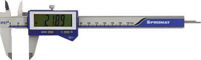 Promat Schuifmaat | DIN 862 IP67 | 150 mm | digitaal | met vergrendelingschroef hoekig - 4000851007 - 4000851007