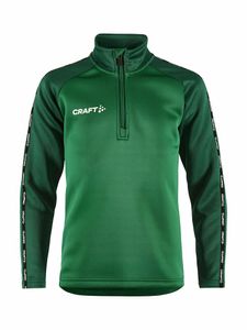 Craft 1912733 Squad 2.0 Half Zip Jr - Team Green/Ivy - 158/164