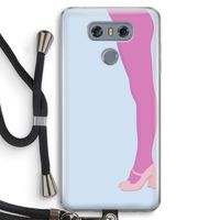 Pink panty: LG G6 Transparant Hoesje met koord