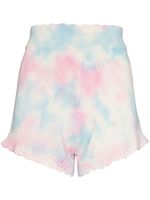 LoveShackFancy short Karissa à motif tie-dye - Rose