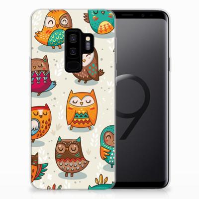 Samsung Galaxy S9 Plus | TPU Hoesje | Vrolijke Uilen