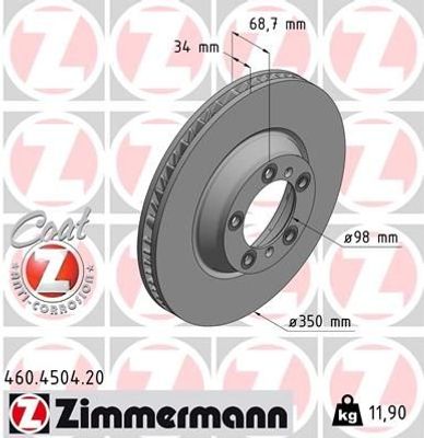 Remschijf COAT Z 460450420