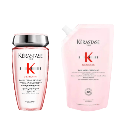 Kérastase Genesis Bain-Hydra Shampoo 250ml + Refill Shampoo 500ml Set