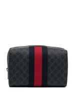 Gucci trousse de toilette à motif GG Supreme - Noir