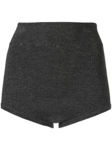 Cashmere In Love short Felix à taille haute - Gris