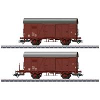 Märklin 46067 H0 2-delige set overdekte goederenwagons Kassel van de NSB