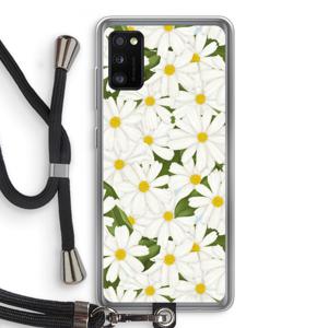 Summer Daisies: Samsung Galaxy A41 Transparant Hoesje met koord