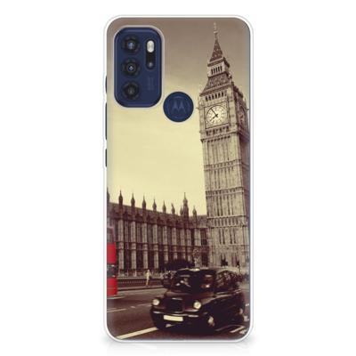 Motorola Moto G60s | Silliconen Back Cover | Londen