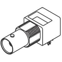 Molex 731010120 BNC-connector Bus, haaks 75 Ω 1 stuk(s) Tray