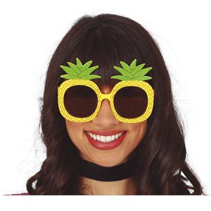 Carnaval/verkleed party bril Ananas - Tropisch/Hawaii thema - plastic - volwassenen