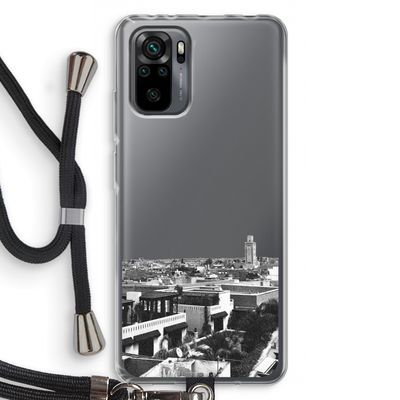 Marrakech Skyline : Xiaomi Redmi Note 10 Pro Transparant Hoesje met koord