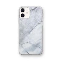 Witte marmer: iPhone 12 mini Transparant Hoesje