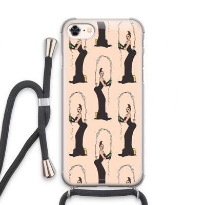 Pop Some Kim: iPhone 8 Transparant Hoesje met koord