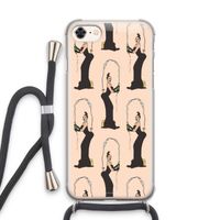 Pop Some Kim: iPhone 8 Transparant Hoesje met koord