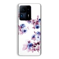 Waterverf bloemen: Xiaomi Mi Mix 4 Transparant Hoesje