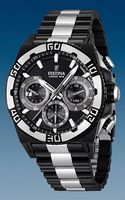 Festina horlogeband F16660 / BA03335 Staal Zwart - thumbnail