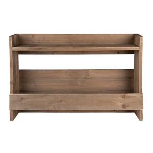 Clayre & Eef Wandrek 60x12x42 cm Bruin Hout Muurrek