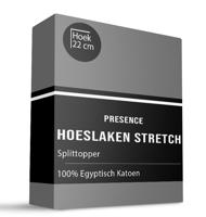 Splittopper Hoeslaken - Egyptisch Katoen Stretch - 190x200 cm - Keuze Uit Meerdere Kleuren - Presence - Dekbed-Discounter.nl
